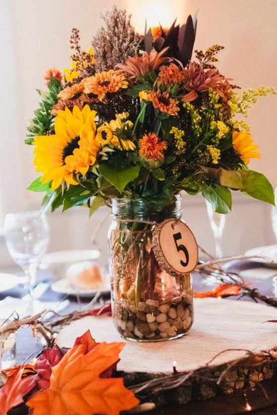 100 Country Rustic Wedding Centerpiece Ideas – Page 3 – Hi Miss Puff