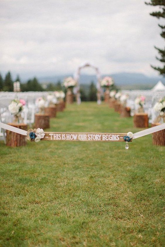 This is how our story begins rustic country wedding ideas