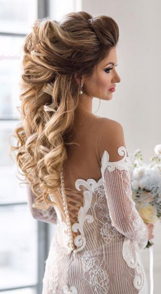 100 WowWorthy Long Wedding Hairstyles from Elstile – Hi 