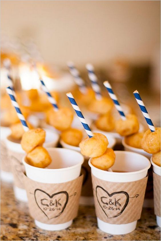 Apple Cider Donut Wedding Favors