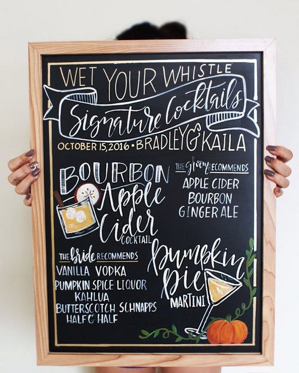 20 Wedding Signature Cocktail Sign Ideas Page 2 Hi