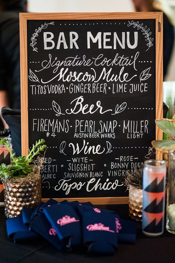 20 Wedding Signature Cocktail Sign Ideas Hi Miss Puff