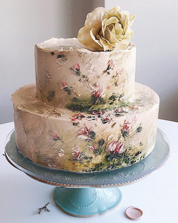 Buttercream wedding cakes from cynzcakes