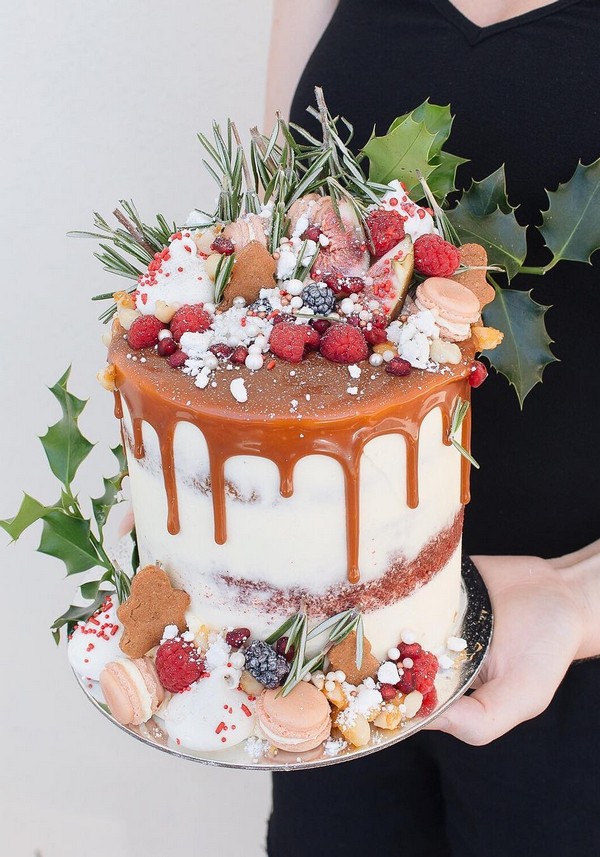 Dripped wedding cakes from tome