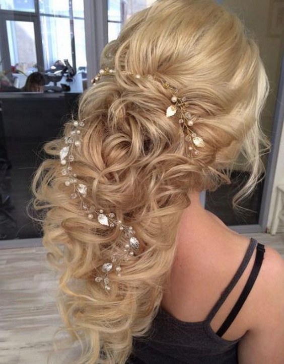 45 Most Romantic Wedding Hairstyles For Long Hair – Hi 