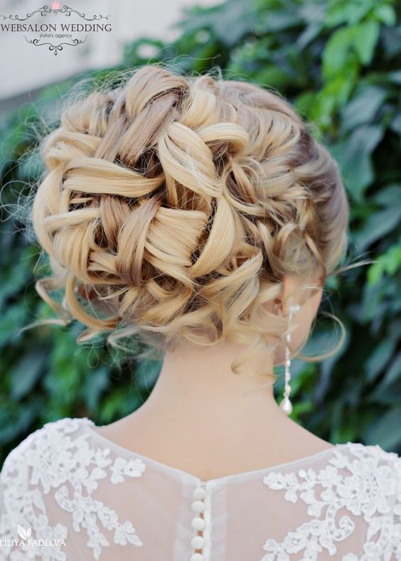 Elegant wedding hairstyles; Featured Websalon Weddings