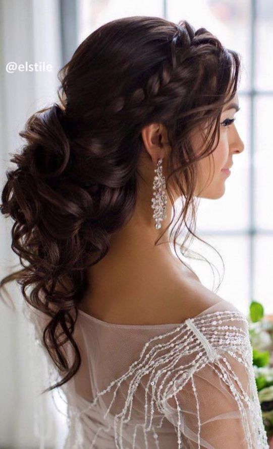 Elstile Wedding hairstyle for long hair