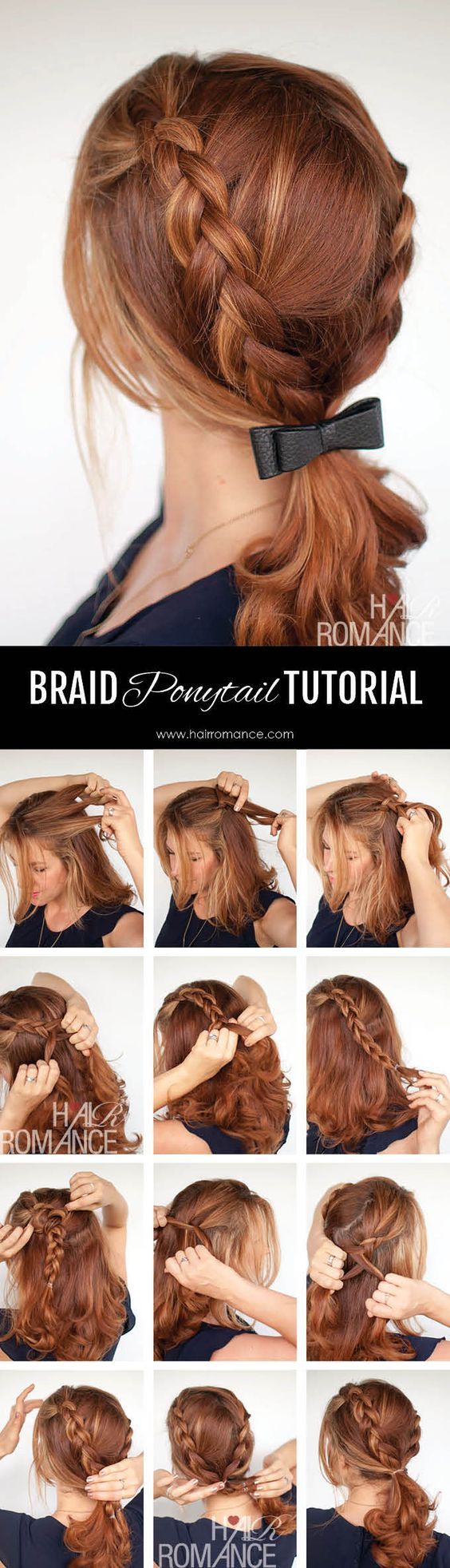 Hair Romance – Braid ponytail tutorial