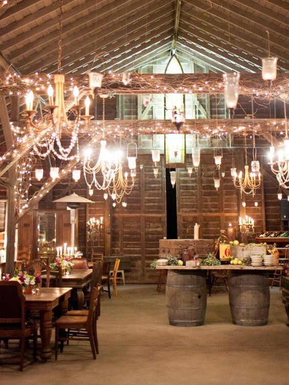 100 Stunning Rustic Indoor Barn Wedding Reception Ideas