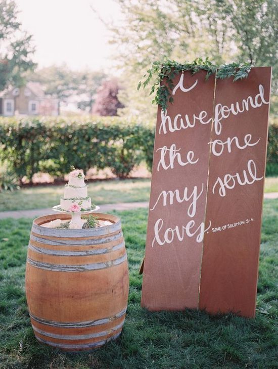 I have found the one my soul loves rustic country wedding sign