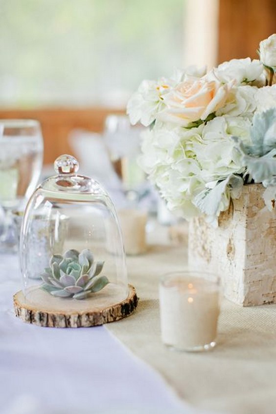 Light and airy meets rustic for this blush and grey tablescape
