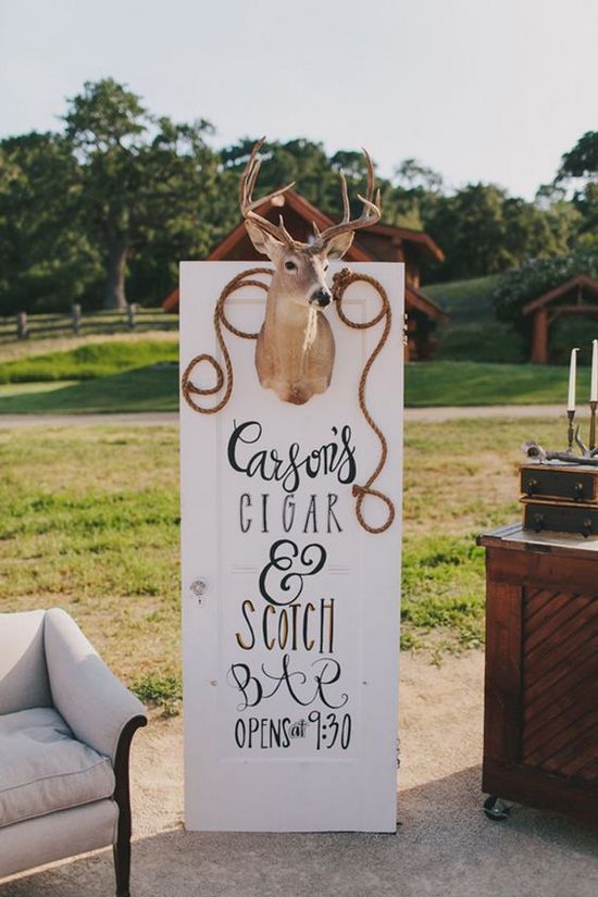 Rustic Glam Wedding Sign
