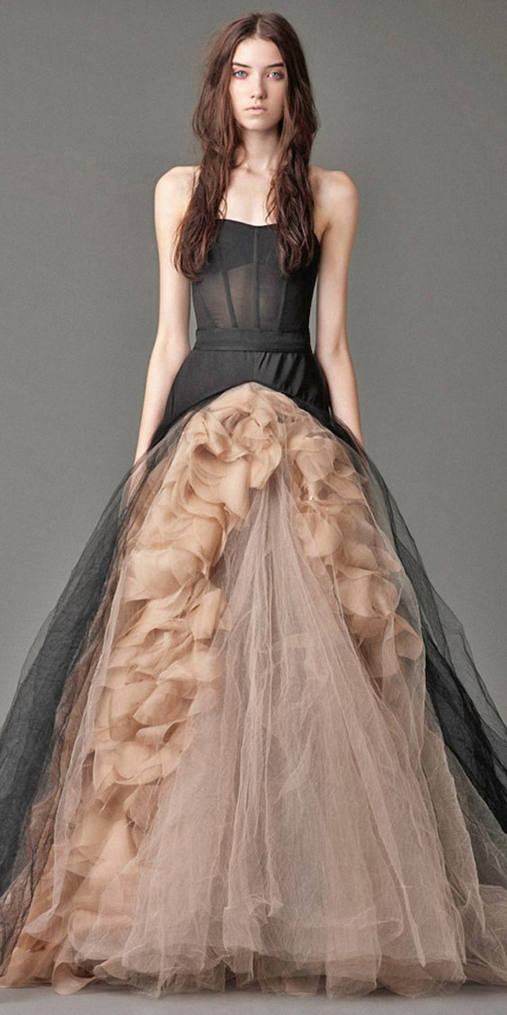 dye wedding dress black