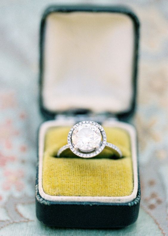 18k white gold diamond engagement rings Photography Jose Villa