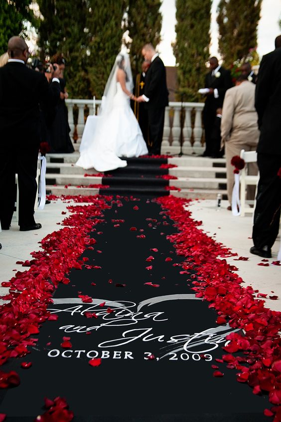 Black and Red wedding ideas