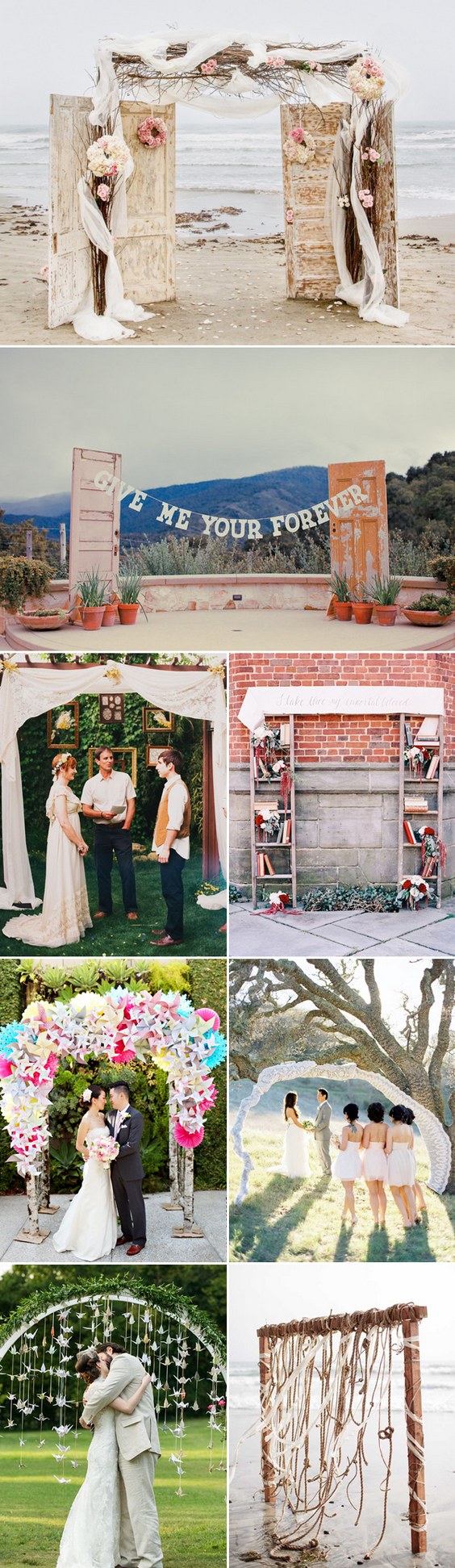 Creative & Unique Wedding Arches