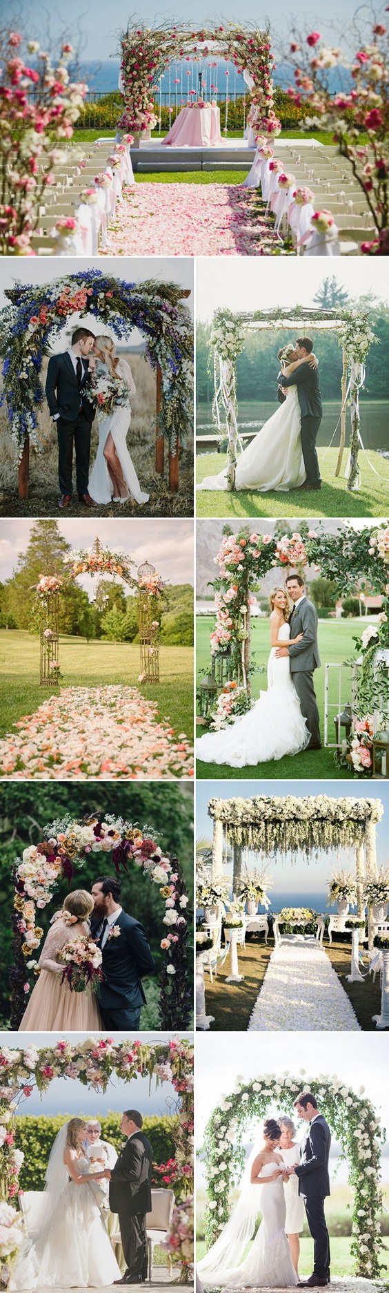 Floral Inspired Wedding Arches
