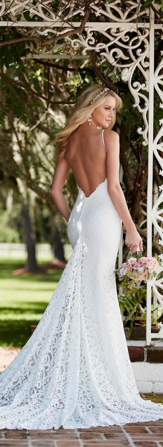 Martina Liana Open back Wedding Dress