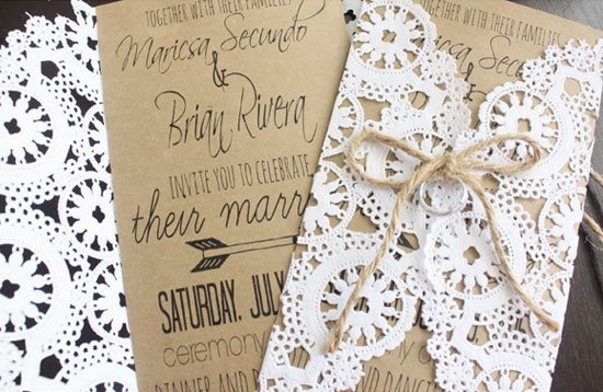 50 Unique DIY Wedding Invitation Ideas - Hi Miss Puff