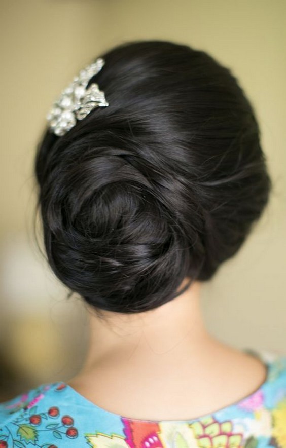 Wedding hairstyle idea via Joanna Tano Photography