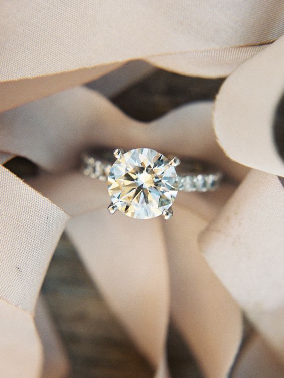classic engagement ring; photo RYLEE HITCHNER PHOTOGRAPHY