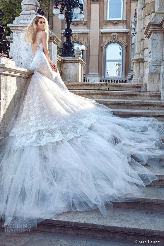 galia lahav fall 2016 bridal sleeveless thin straps sweetheart sheath lace wedding dress