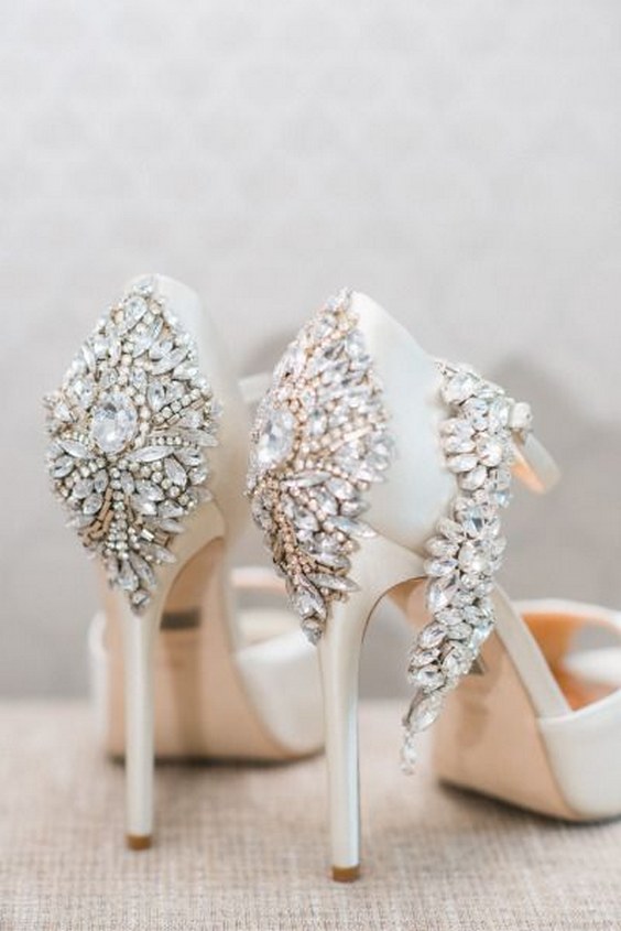 mega glam wedding shoes