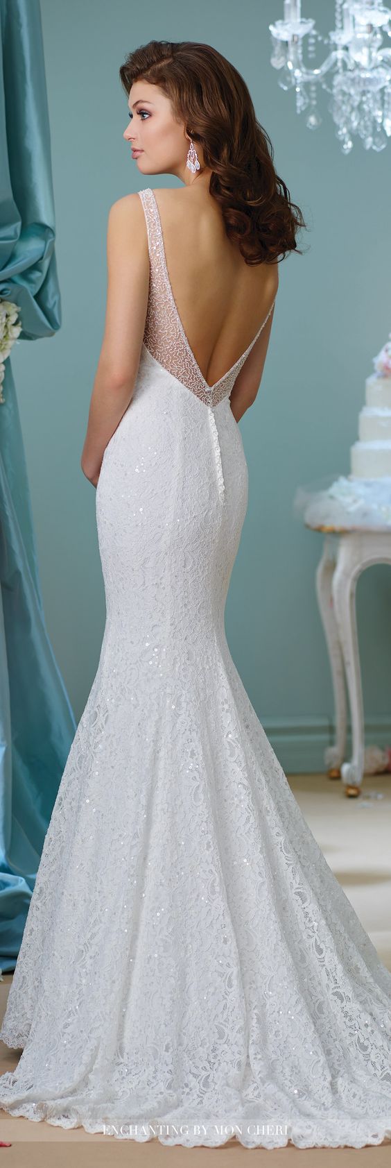 100 Open Back Wedding Dresses with Beautiful Details – Page 7 – Hi Miss ...