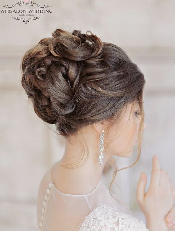 wedding hairstyle idea via Websalon Wedding