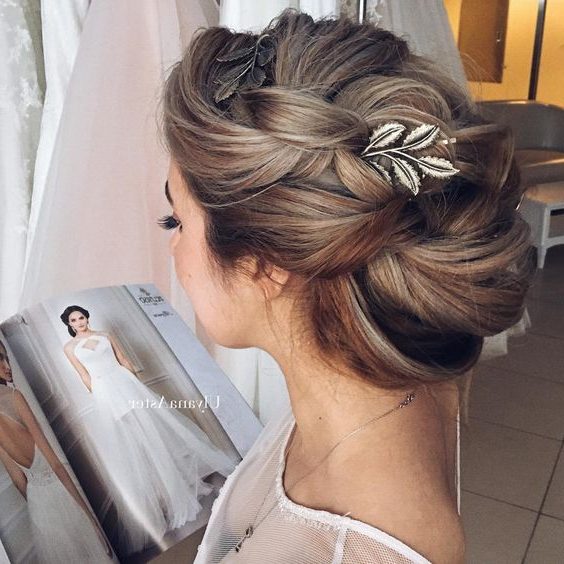 wedding updo hairstyle from UlyanaAster