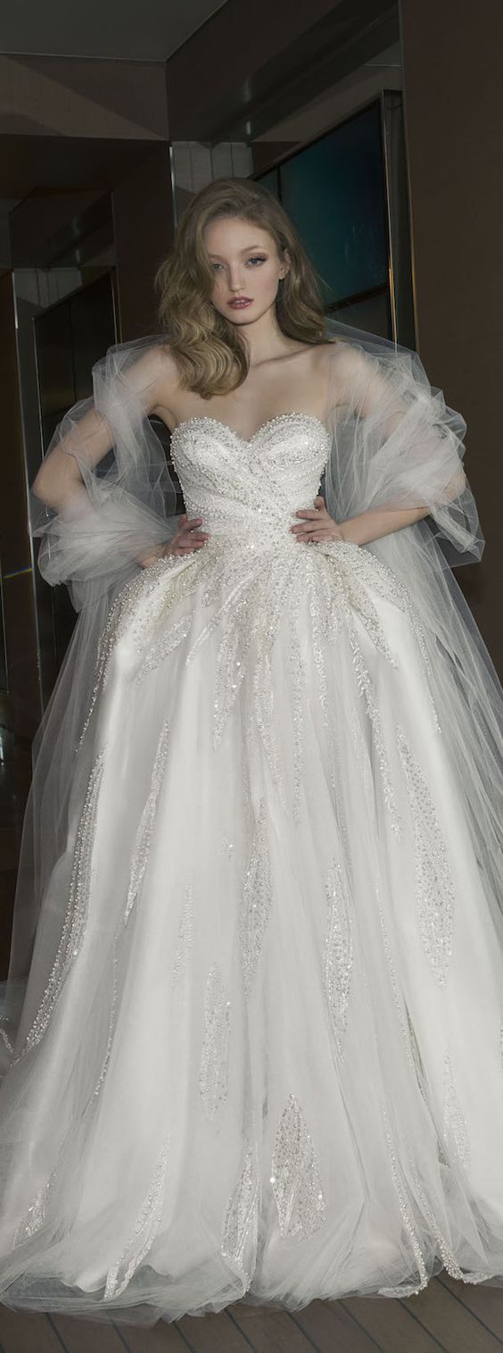 Dany Mizrachi 2016 sweetheart wedding dress