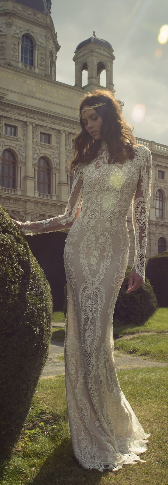 Ester Haute Couture Fall 2016 Wedding Dress with Long Sleeves