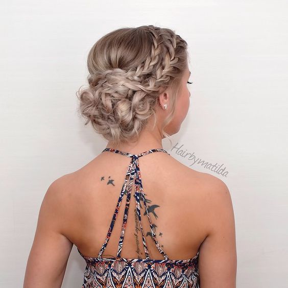 braided wedding updo hairstyles