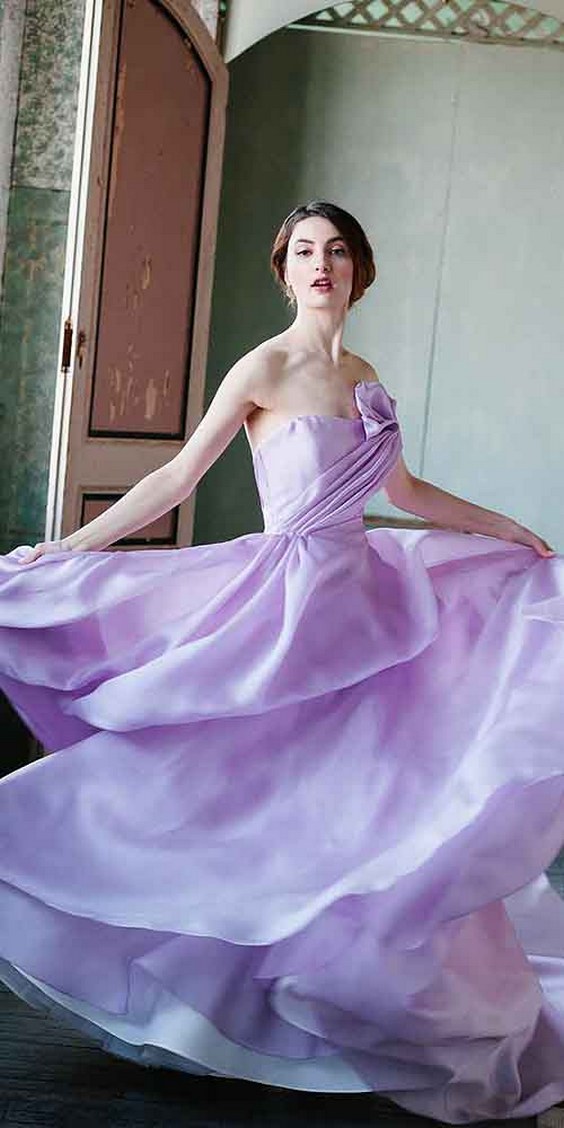 sareh nouri lavender wedding dress