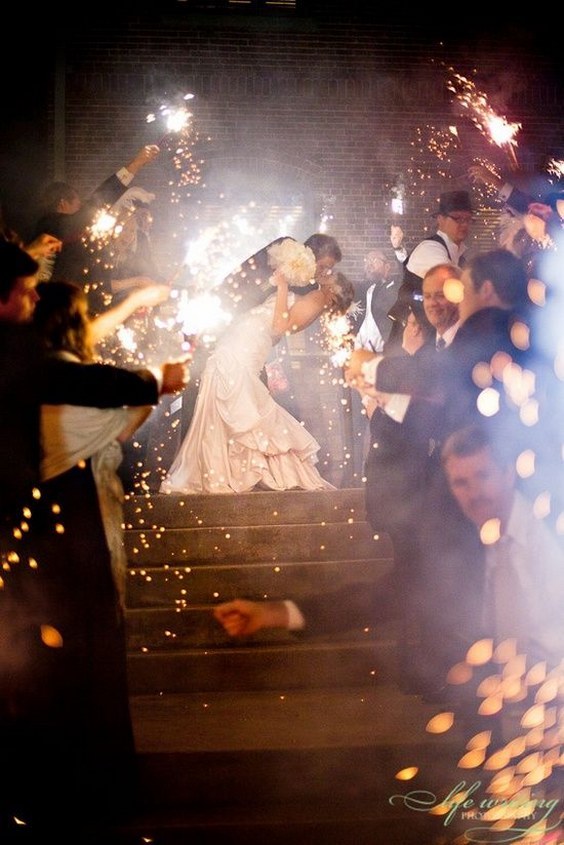 wedding sparklers sparkler send off wedding ideas 06