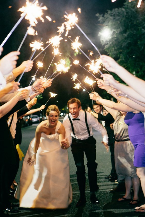 wedding sparklers sparkler send off wedding ideas 31