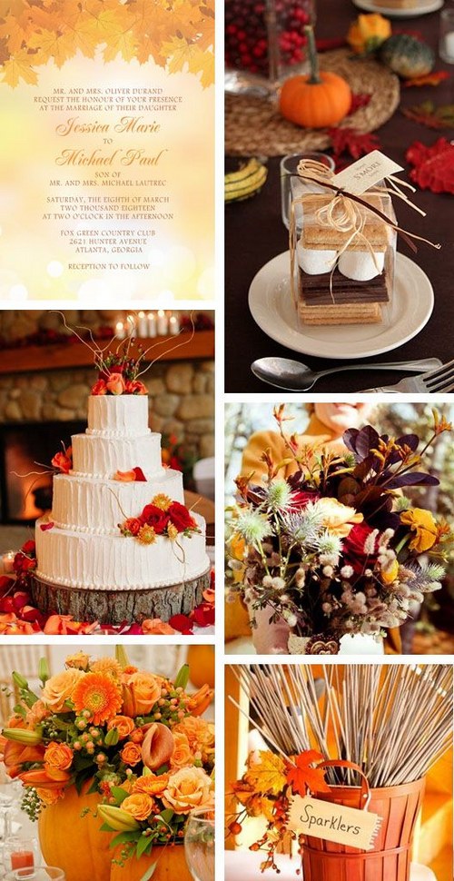 Fall Wedding Idea and theme