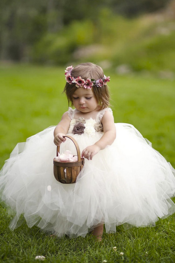 Flower girl dresses and hairstyles 11