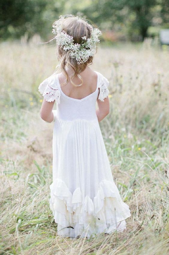 Flower girl dresses and hairstyles 39
