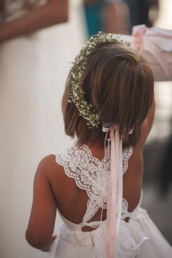 Flower girl dresses and hairstyles 9