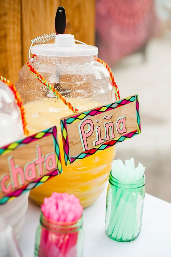 Mexican inspired wedding drink