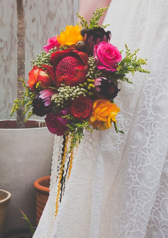 Mexican wedding bouquet ideas