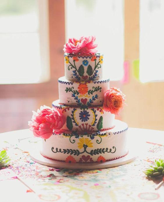 Mexican wedding cakes
