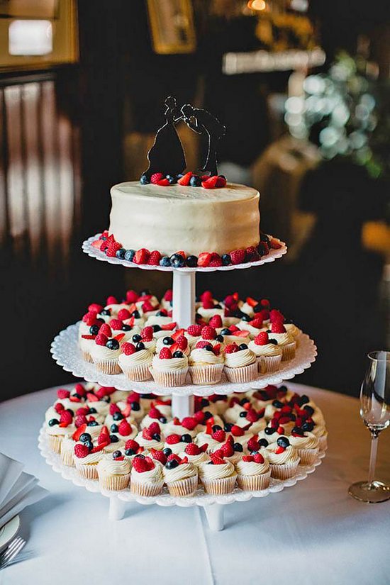 Mini Wedding Cake Wedding Cupcake 33