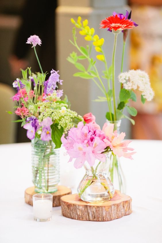 pretty and simple table decor