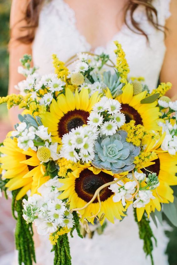 ️ 100 Bold Country Sunflower Wedding Ideas - Hi Miss Puff