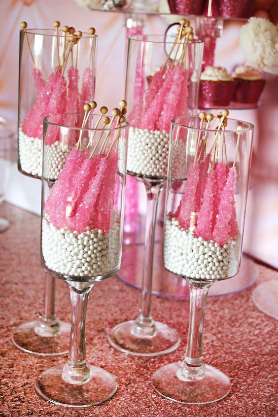 Candy Buffet Wedding Dessert Idea
