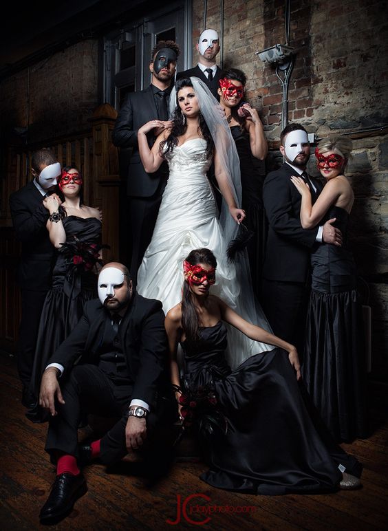 Dracula Inspired Halloween Wedding