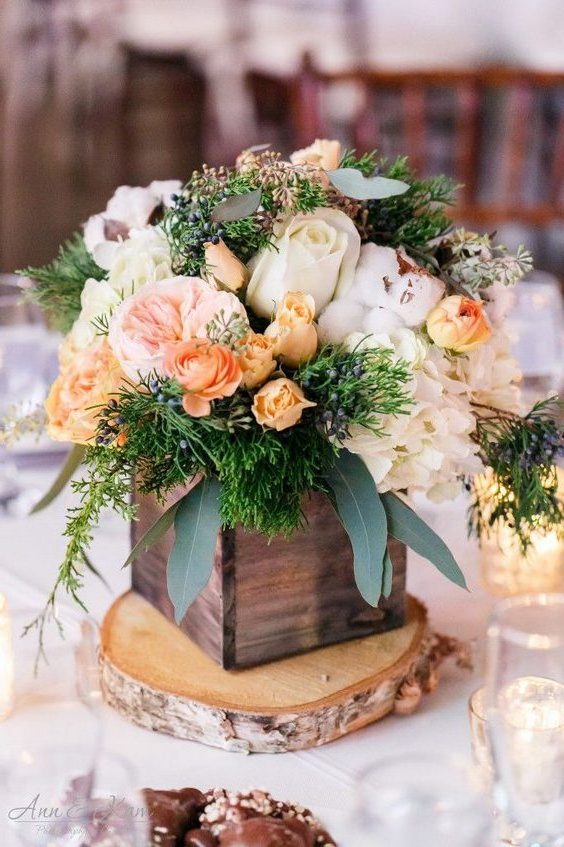 90 Rustic Wooden Box Wedding, Wooden Boxes For Flower Centerpieces