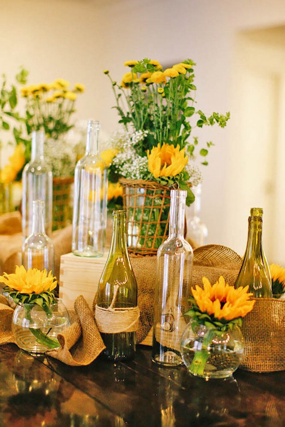 sunflower wedding decor ideas smitten photography